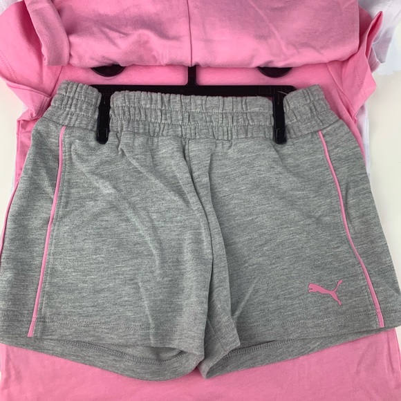 PUMA Girls 4 Piece Set Pink & White - Picture 13 of 13
